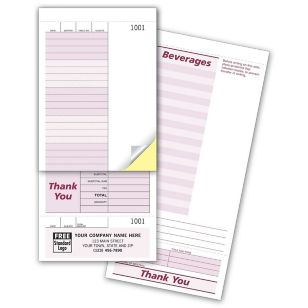 Large Quick Guest Cheque - 4 5/8 X 9 1/8