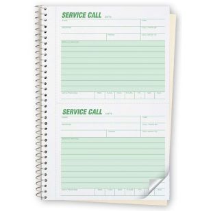 Phone Message Book - Service Call Book