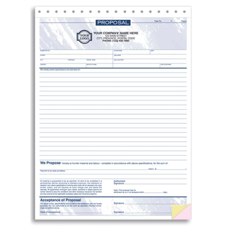 Proposals, Classic Design, Large Format