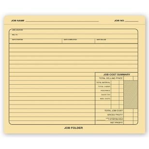 Manila Folder - Job Folder