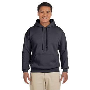 Gildan Adult Heavy Blend™ 8 oz., 50/50 Hooded Sweatshirt - Dark/Color - Charcoal