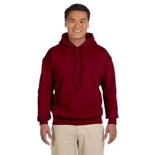 Gildan Adult Heavy Blend™ 8 oz., 50/50 Hooded Sweatshirt - Dark/Color - Garnet