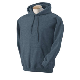 Gildan Adult Heavy Blend™ 8 oz., 50/50 Hooded Sweatshirt - Dark/Color - Gray, Heathered Dark