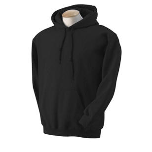 Gildan Adult Heavy Blend™ 8 oz., 50/50 Hooded Sweatshirt - Dark/Color - Black