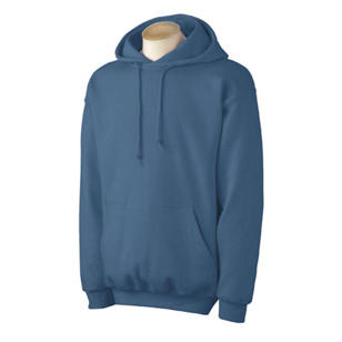 Gildan Adult Heavy Blend™ 8 oz., 50/50 Hooded Sweatshirt - Dark/Color - Blue, Indigo