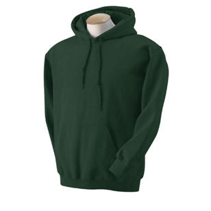 Gildan Adult Heavy Blend™ 8 oz., 50/50 Hooded Sweatshirt - Dark/Color - Green, Forest