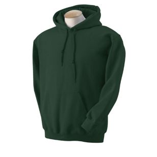 Gildan Adult Heavy Blend™ 8 oz., 50/50 Hooded Sweatshirt - Dark/Color - Green, Forest (similar to PMS 349)