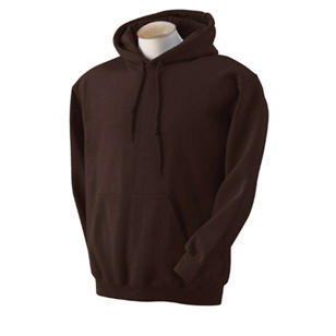 Gildan Adult Heavy Blend™ 8 oz., 50/50 Hooded Sweatshirt - Dark/Color - Chocolate, Dark