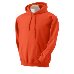 Gildan Adult Heavy Blend™ 8 oz., 50/50 Hooded Sweatshirt - Dark/Color - Orange