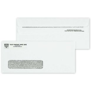 #10 Single Window Envelope, Security Tint, Self Seal 2 Flaps