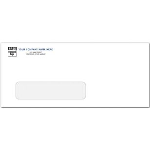 #10 Single Window Envelope, Gummed Seal