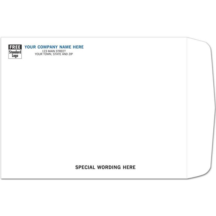 White Mailing Envelope