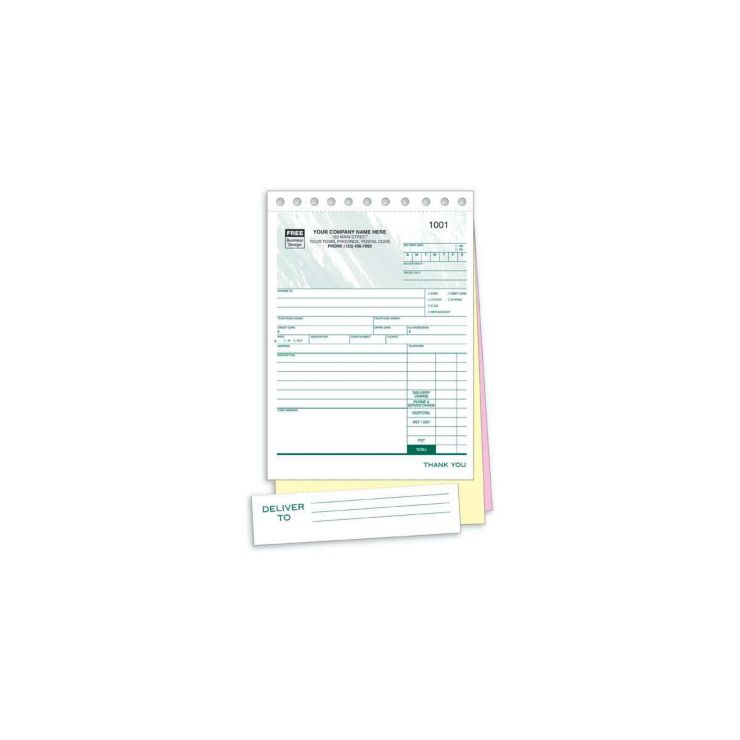 Florist Forms - Delivery Sales Order Form