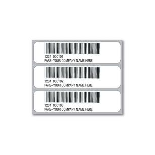 PARS Bar Code Labels - 3 x 3/4