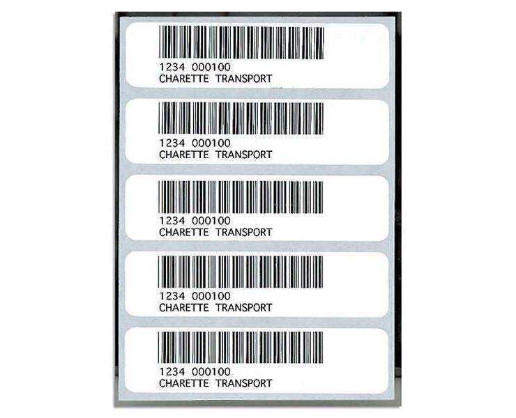 A8A Cargo Bar Code Labels