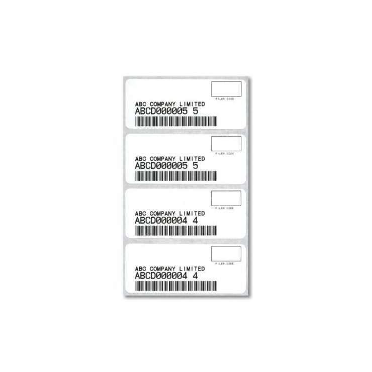 PAPS Bar Code Labels - 3" x 1 1/4"