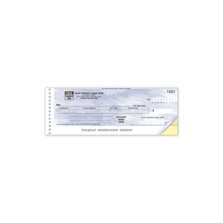 One Write - Business Disbursement Cheques - 1 Part