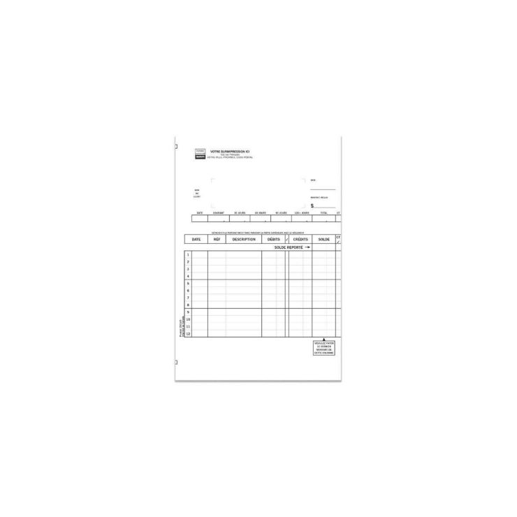 Accounts Receivable Statement Forms