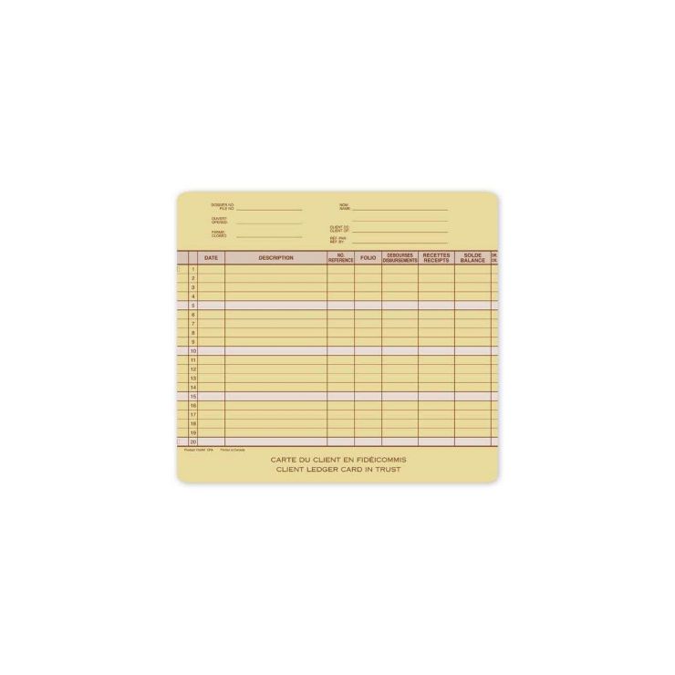 Ledger Card