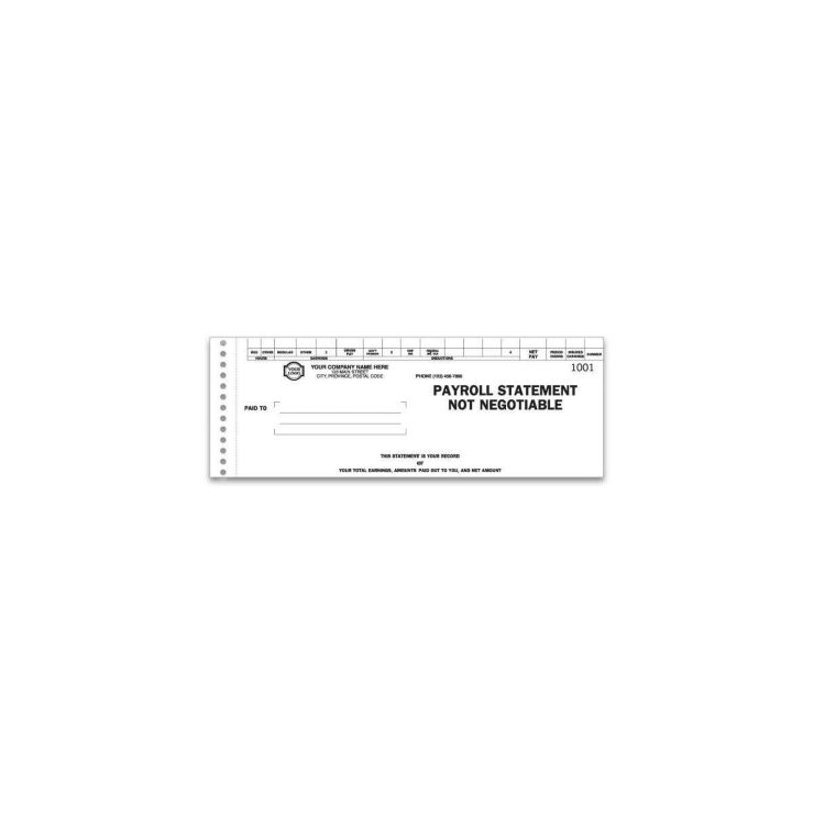 One Write - Payroll Stubs