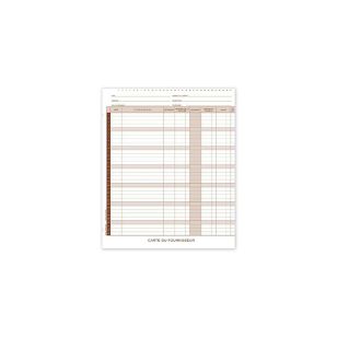 Accounts Payable Supplier Ledger Cards