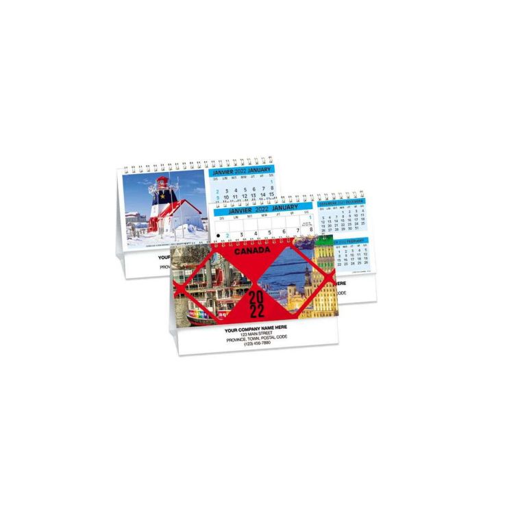 2026 Canada Desk Calendar - Bilingual