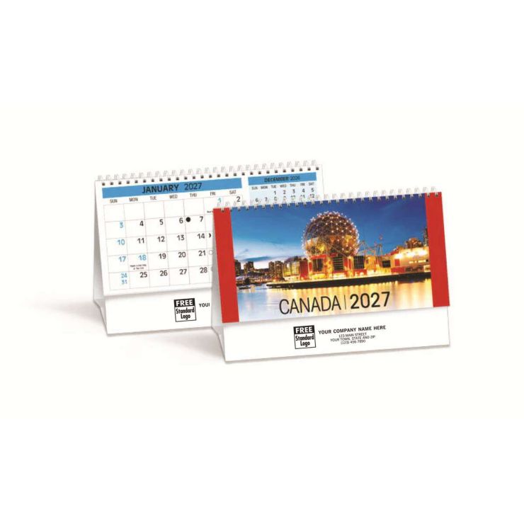 2027 Canada Desk Calendar