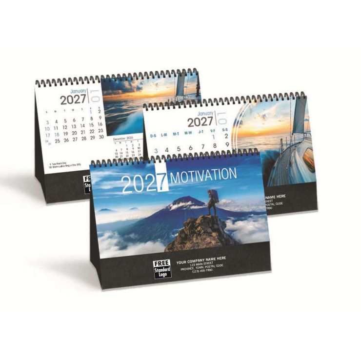 2027 Motivation Desk Calendar