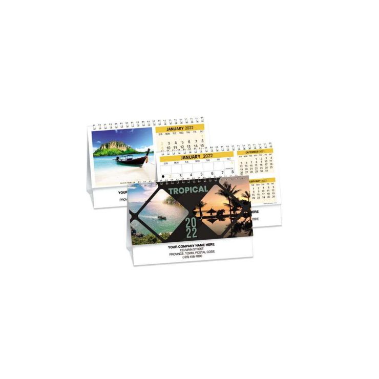 2026 Tropical Desk Calendar