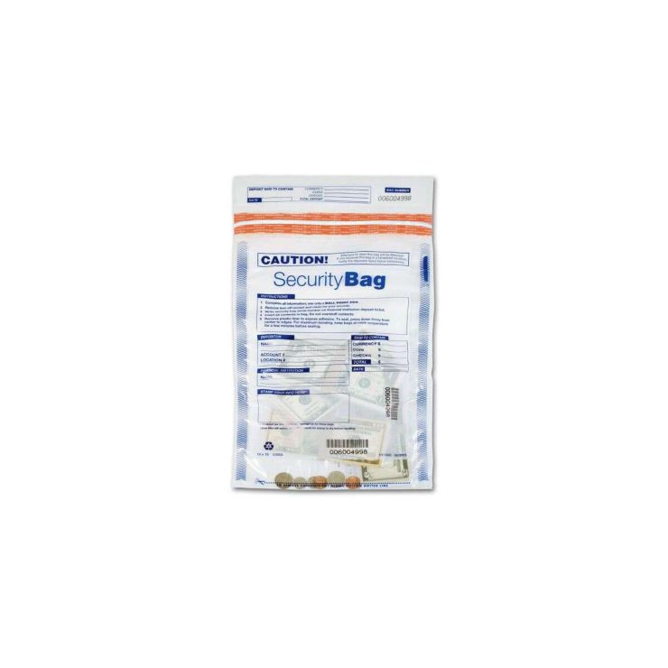 10 X 15" Single Pocket Deposit Bag, Clear