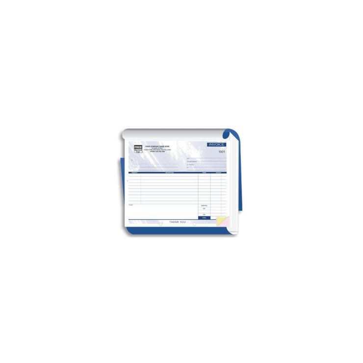 Lined General Invoice Books - 2 Part