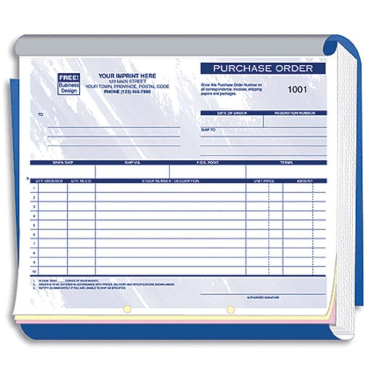 Purchase Order Books - 2 Part