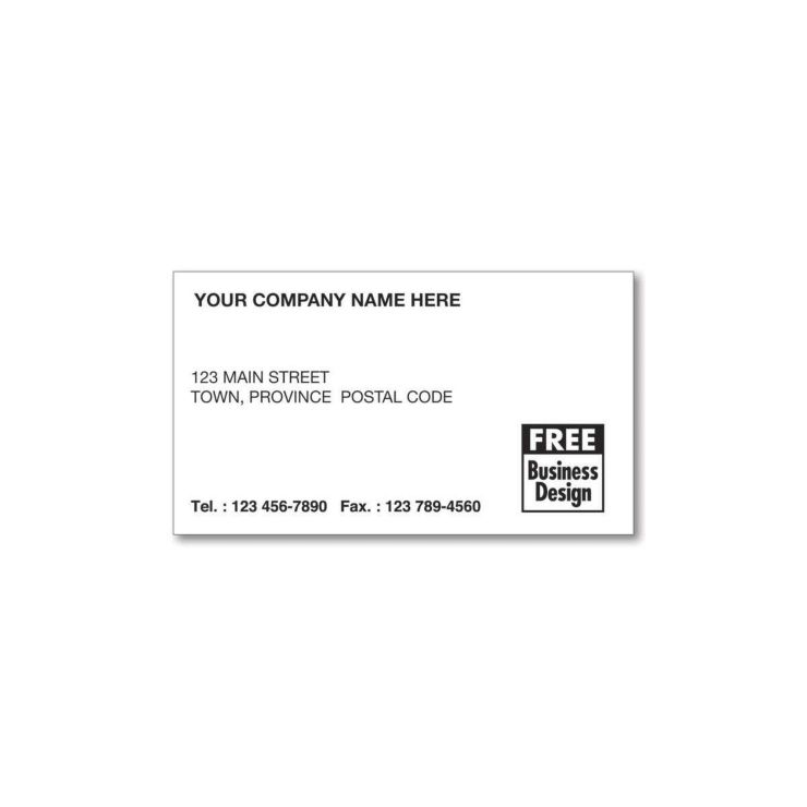 Discount Business Cards - Basic - 3 1/2" x 2"