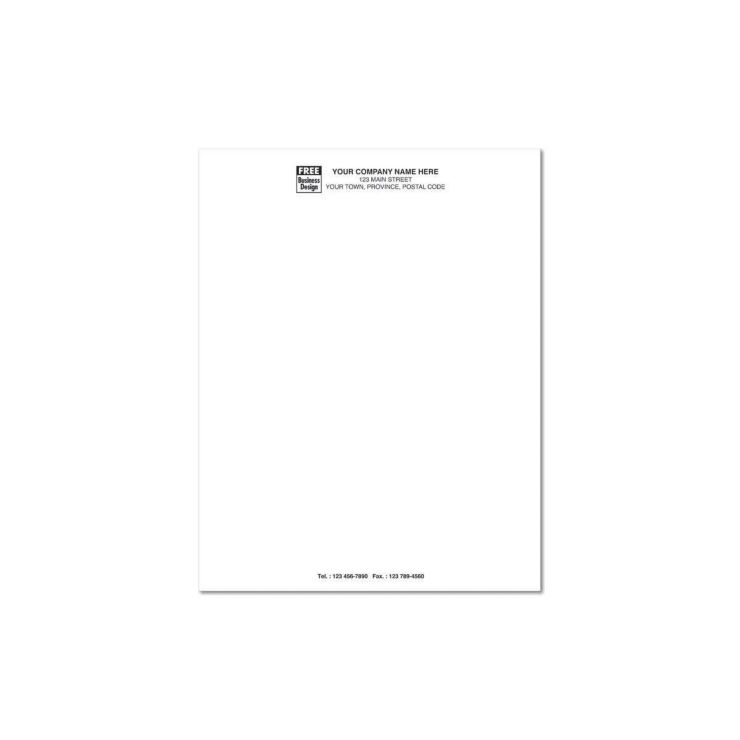 Discount Letterhead - Basic