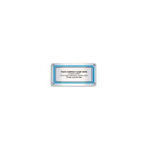 Tuff Shield Labels - Brushed Silver