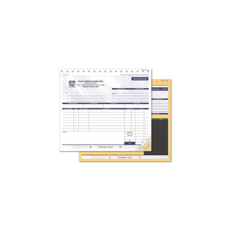 Detailed Shipping Invoice With Packing List