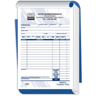 Bilingual Sales Receipt Books - Large - 2 Part