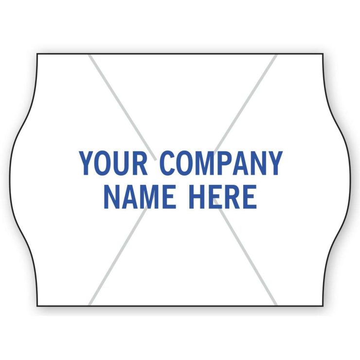 Imprinted Pricing Label