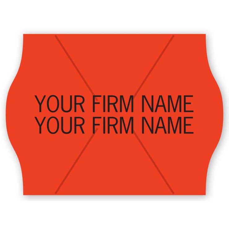 Imprinted Pricing Label