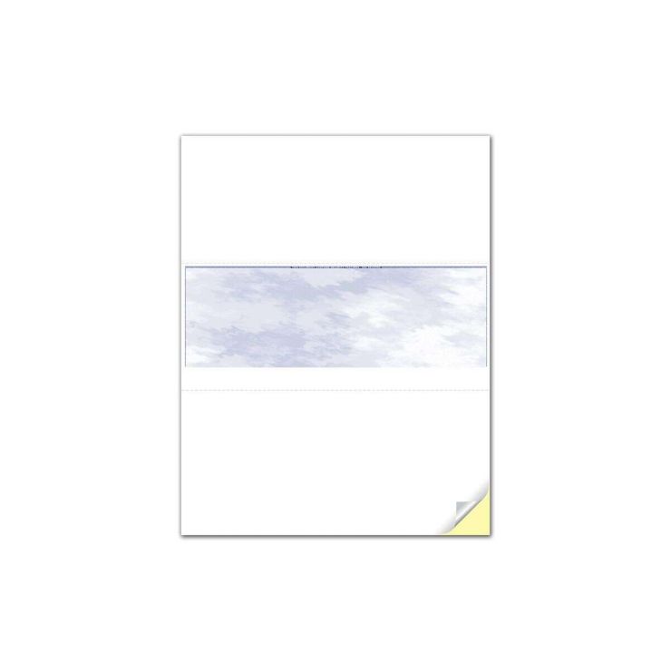 Middle Laser Cheque-Blue-Unimprinted