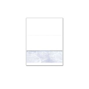 Bottom Laser Cheque-Blue-Unimprinted