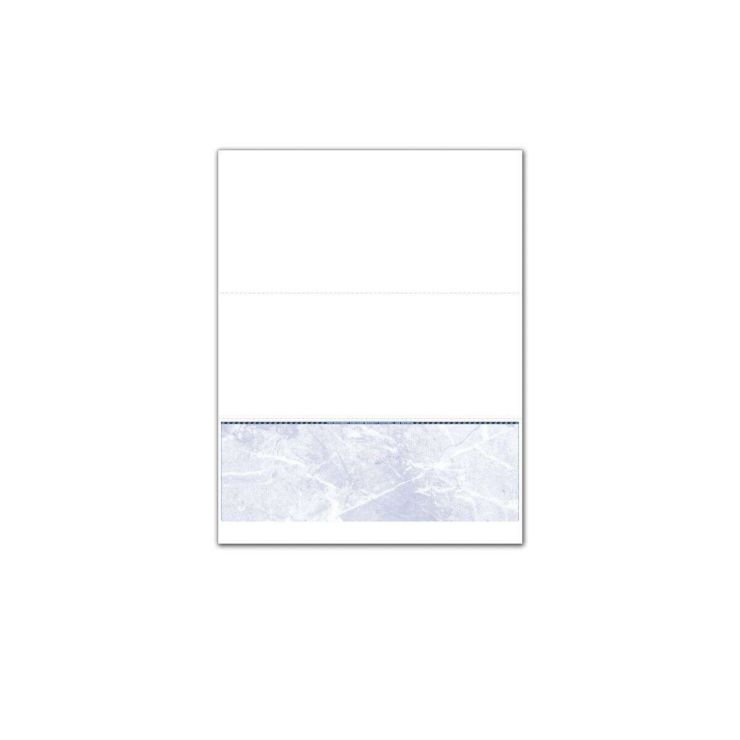 Bottom Laser Cheque-Blue-Unimprinted