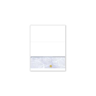 Bottom Laser Cheque-Blue-Unimprinted