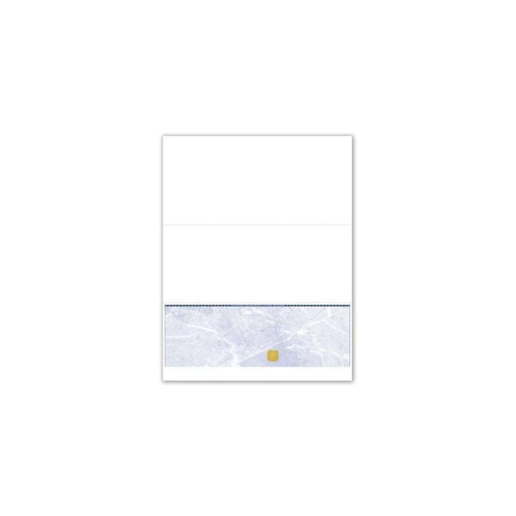 Bottom Laser Cheque-Blue-Unimprinted