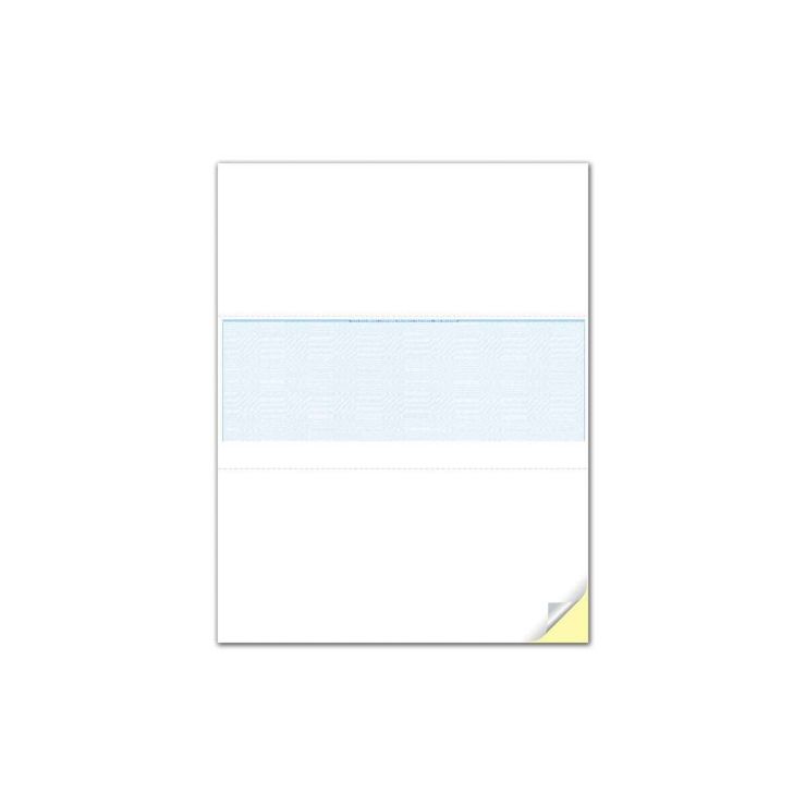 Middle Laser Cheque-Cyan-Unimprinted