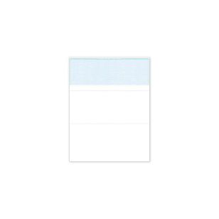 Top Laser Cheque-Cyan-Unimprinted
