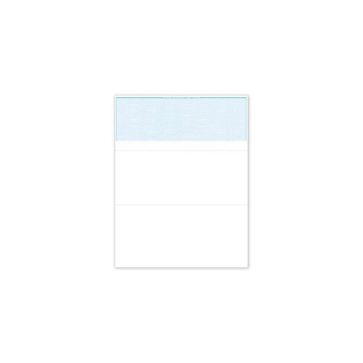 Top Laser Cheque-Cyan-Unimprinted