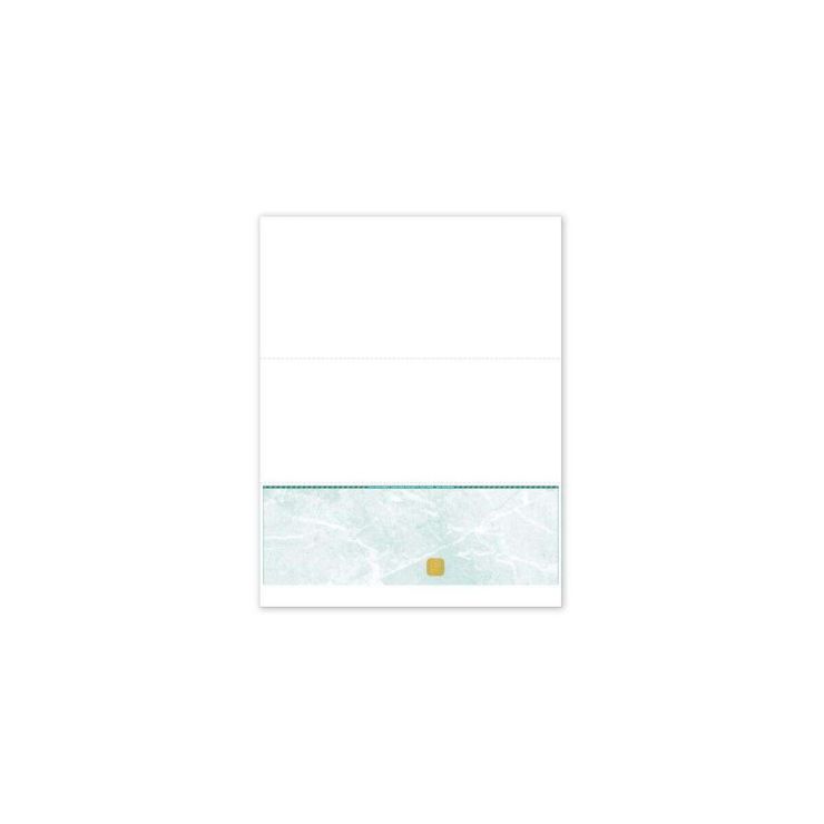 Bottom Laser Cheque-Green-Unimprinted