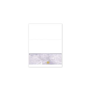 Bottom Laser Cheque-Purple-Unimprinted