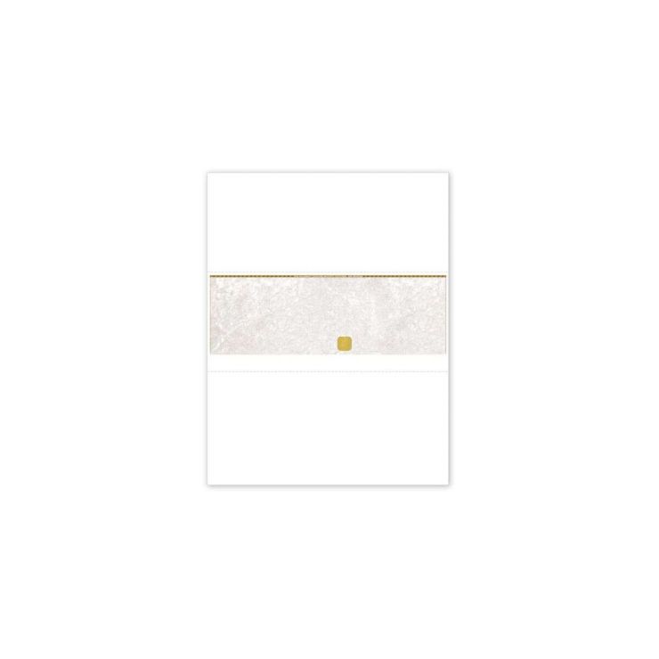 Middle Laser Cheque-Tan-Unimprinted